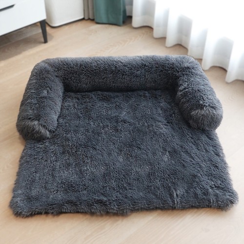 Plush Pet Bed Dog Cushion Blanket Kennel Mat Protector for Couch Sofa Anti-Slip - Picture 10 of 25