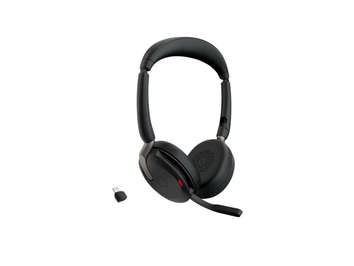 Jabra Evolve2 65 Flex USB-C Wireless On-Ear Headset with Charging 