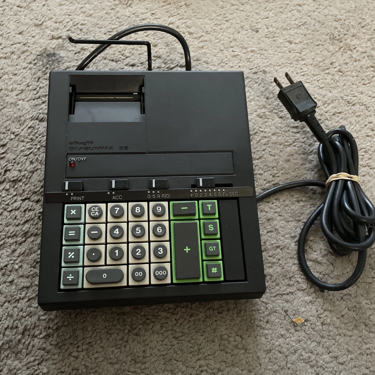 Máquina De Calcular Olivetti Antigua