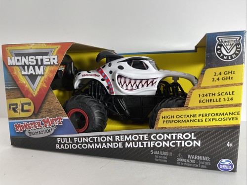 Monster Jam Monster Mutt Dalmatian 1:24 Scale Remote Control Monster Truck
