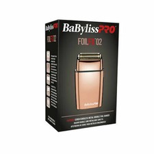 Babyliss PRO FoilFX02 Cordless Rose Gold Metal Double Foil Shaver FXFS2RG - NEW 