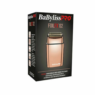Babyliss PRO FoilFX02 Cordless Rose Gold Metal Double Foil