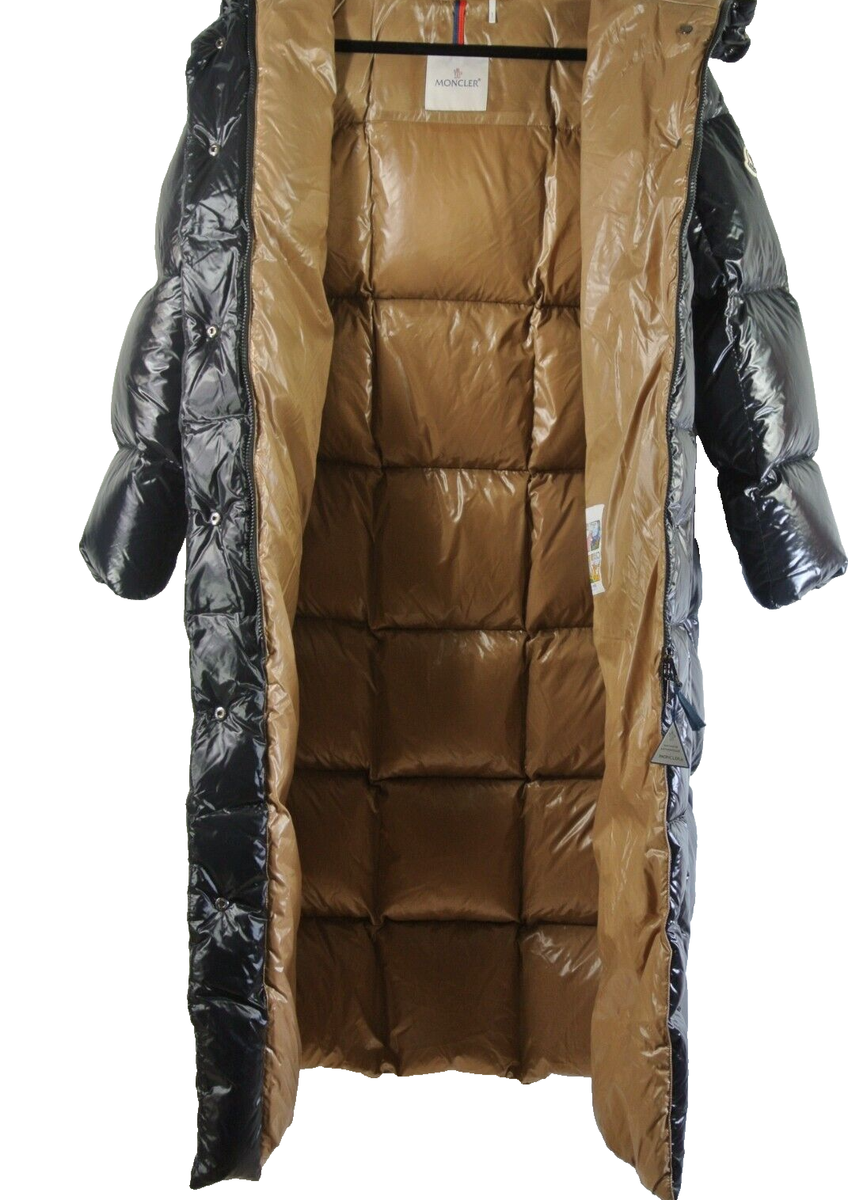NEW, Moncler Parnaiba Hooded Long Down Jacket SZ 5 #DC493 | eBay