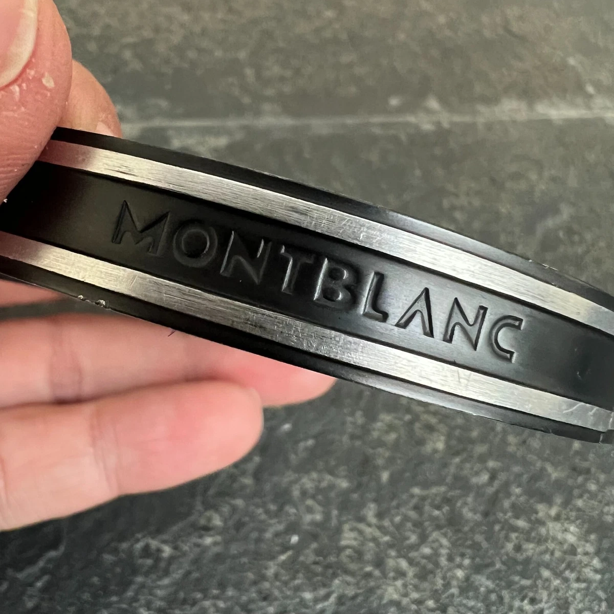 Mont Blanc Mens Bracelet Vintage Made In Germany M/L Stainless