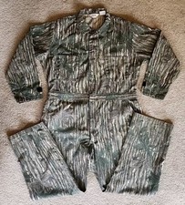 VTG Cabelas Coveralls Mens L Regular Real Tree Camo Hunting Made In USA