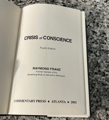 Crisis of Conscience by Raymond Franz (Hardcover) 9780914675242| eBay