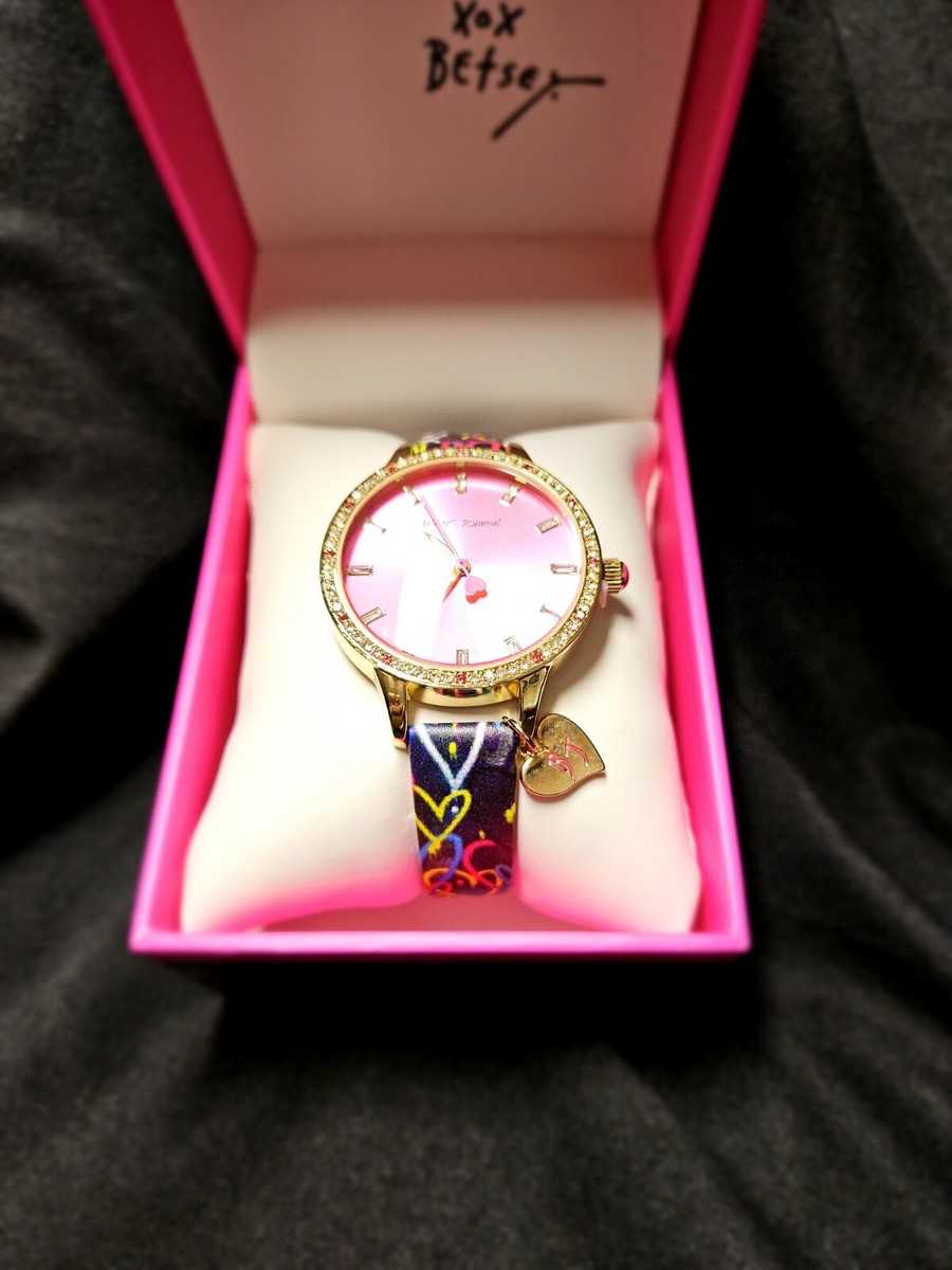 Betsy Johnson Hearts Abound Watch | eBay display picture 2