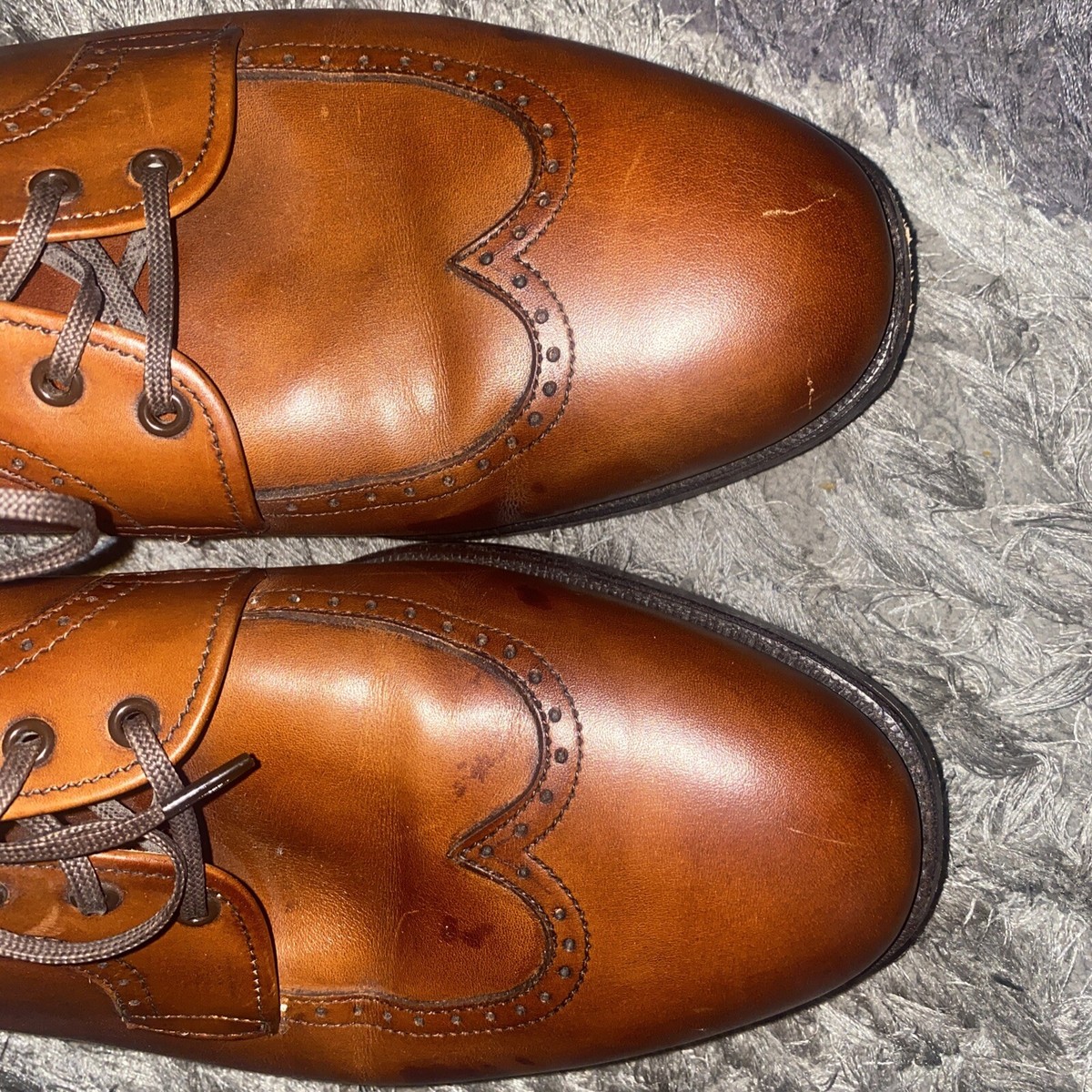 Allen Edmonds 8 D McAllister Wingtip Oxford Dress Shoes Walnut Brown Leather McAllister in walnut… an acquired taste : r/allenedmonds main image 2