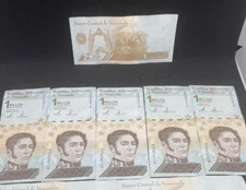 x100 Venezuela 1 Million Bolivar Soberano 2020 UNC Pcs Bundle used 💎💎W/COA