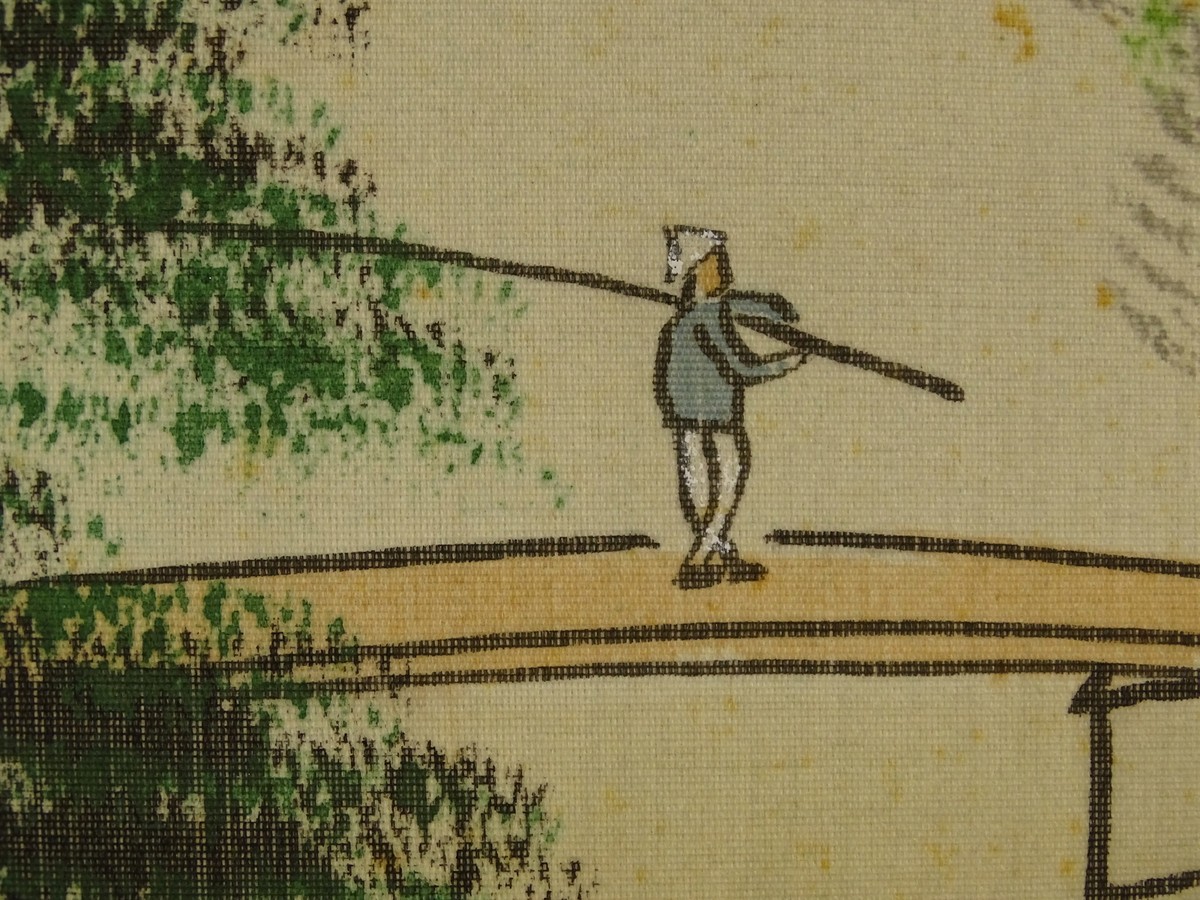 IK573 SANSUI Landscape Hanging Scroll Japanese Art painting