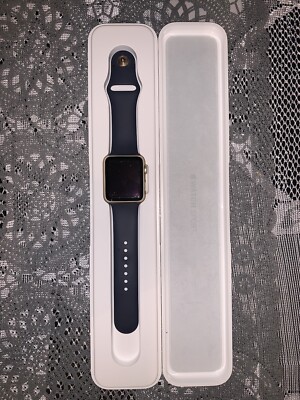 Apple Watch - apple watch series1 42mm アルミ　ミッドナイトブルー Apple Watch Series 1 42mm Gold Aluminum Case Midnight Blue