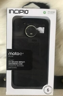 Incipio MOTOROLA MOTO E4 PLUS Case Cover Octane Co Molded Impact Absorbing Case