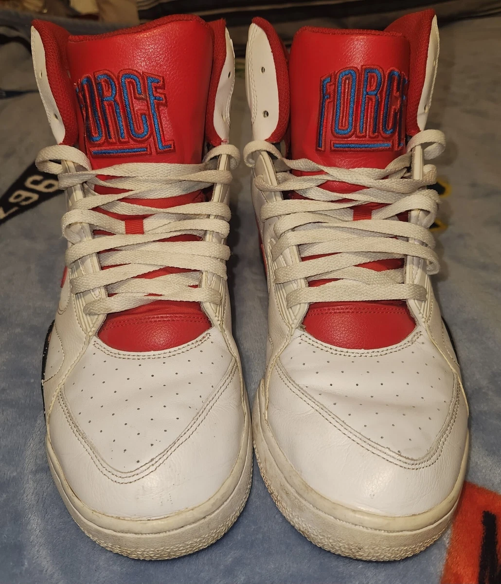 Nike Air Force 180 Mid [ White/Red ] Sz. 13