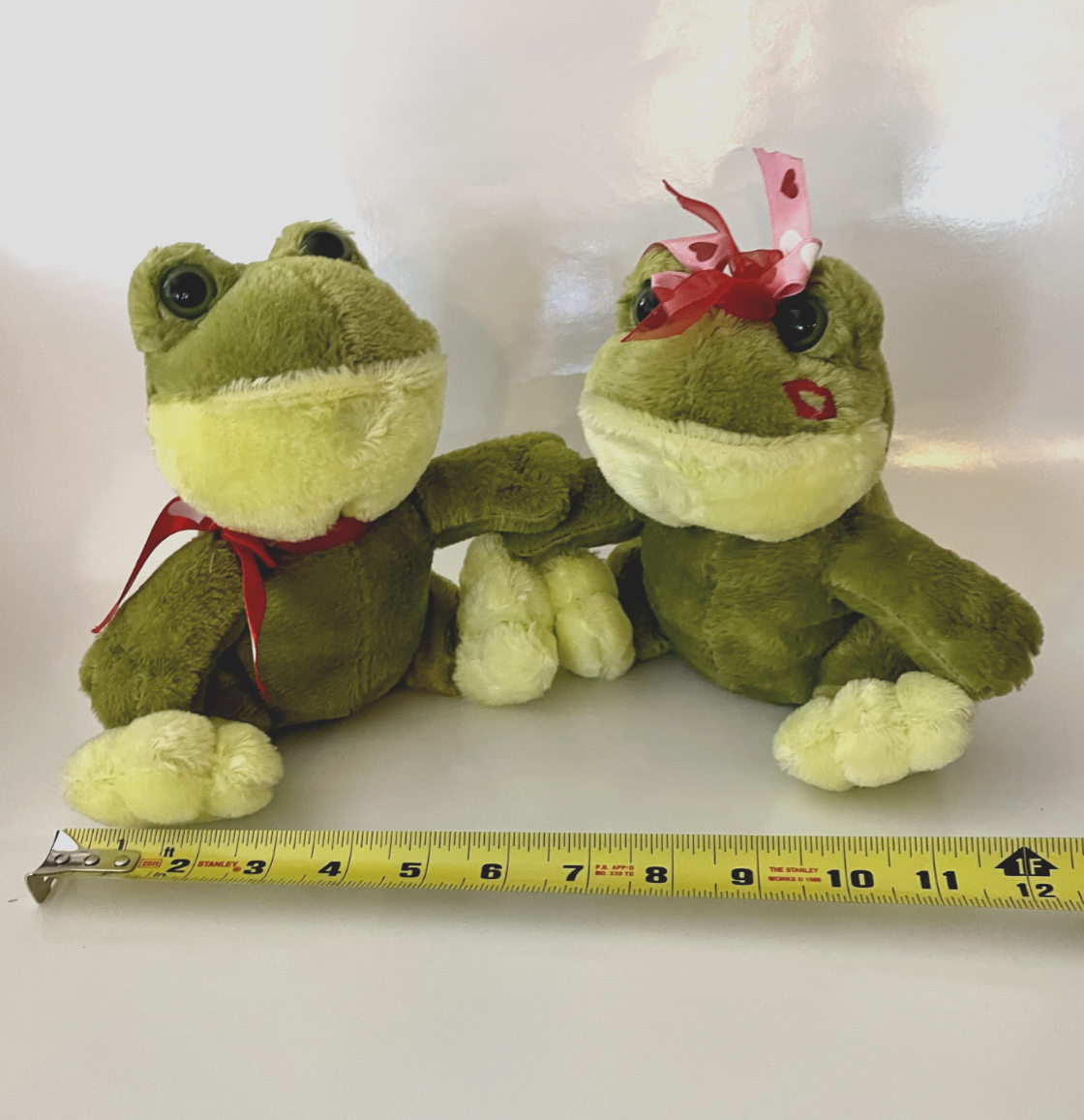 Dan Dee Lip Lockers Kissing Frogs Stuffed Animal eBay