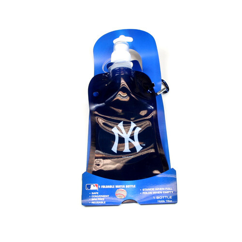 Two (2) MLB New York Yankees Foldable 16 oz Water Bottles eBay