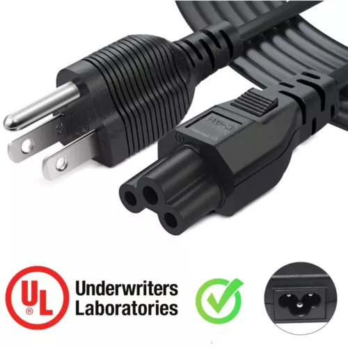 6ft UL 18AWG AC Power Cord Cable For LG 49UB8300 49UB8500 49UF6700 49UF7600 TV - Picture 1 of 7