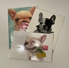 Franz&ouml;sische Bulldogge - Karten / Postkarten- Set / 3 verschiedene Karten