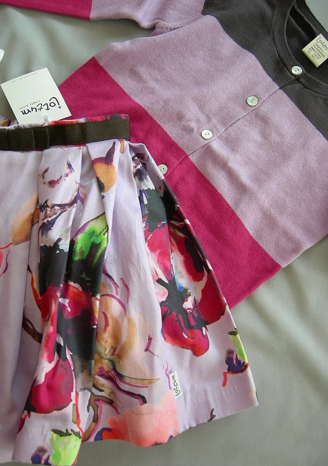 NUEVO CON ETIQUETAS JOTTUM KATJA CÁRDIGAN BLUSA ELVI Y FALDA COMPLETA TINA CONJUNTO DE 3 PIEZAS 5 años TALLA 110 Foto 4 de 4