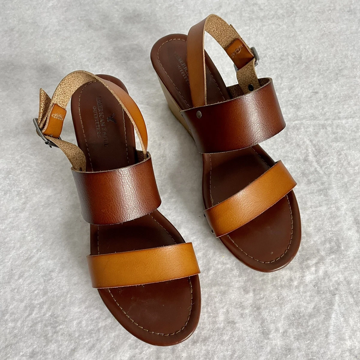 American eagle deals leather sandals