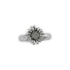 Sunflower Jewelry Sterling Silver Handmade Sunflower Ring SFTX1-R