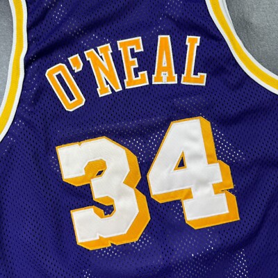 100% Authentic Shaquille O'Neal Vintage Champion 96 97 Lakers