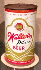 1949 IRTP WALTER'S PILSENER FLAT TOP BEER CAN WALTERS BREWING PUEBLO COLORADO