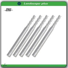 5 PCS 4 Flute 1-1/2" Overall Length 3/8" LOC New Carbide End Mill 3/32"