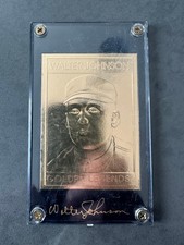 Walter Johnson Golden Legends Gold Foil Card, Washington Senators