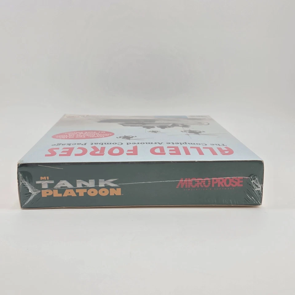 Allied Forces IBM 5.25" Big Box PC 1991 MicroProse M1 Tank Gunship NEW SEALED - Image 4 of 4
