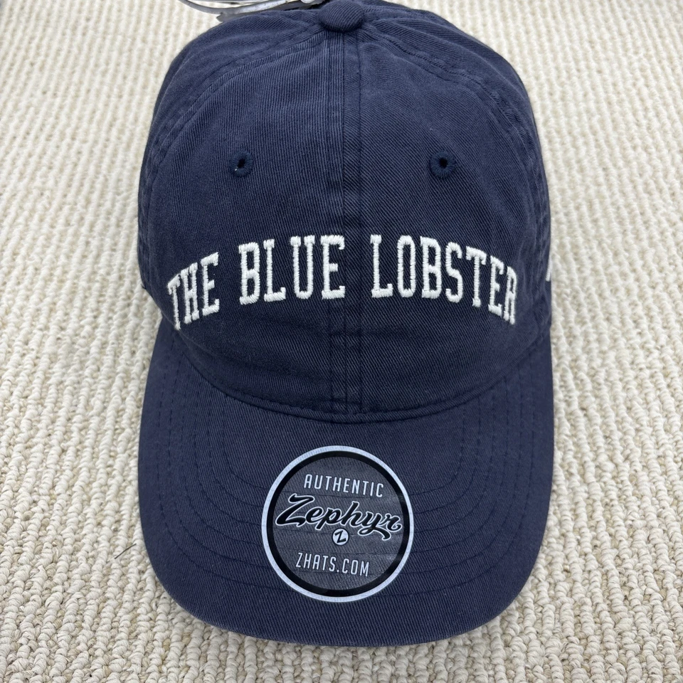 NWT The Blue Lobster Maine cotton Strapback Baseball Hat Cap Adjustable - Image 2 of 4