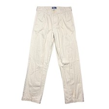Polo Ralph Lauren Chino Pants Kids Size 16 Beige Classic Chino Pleated Cotton
