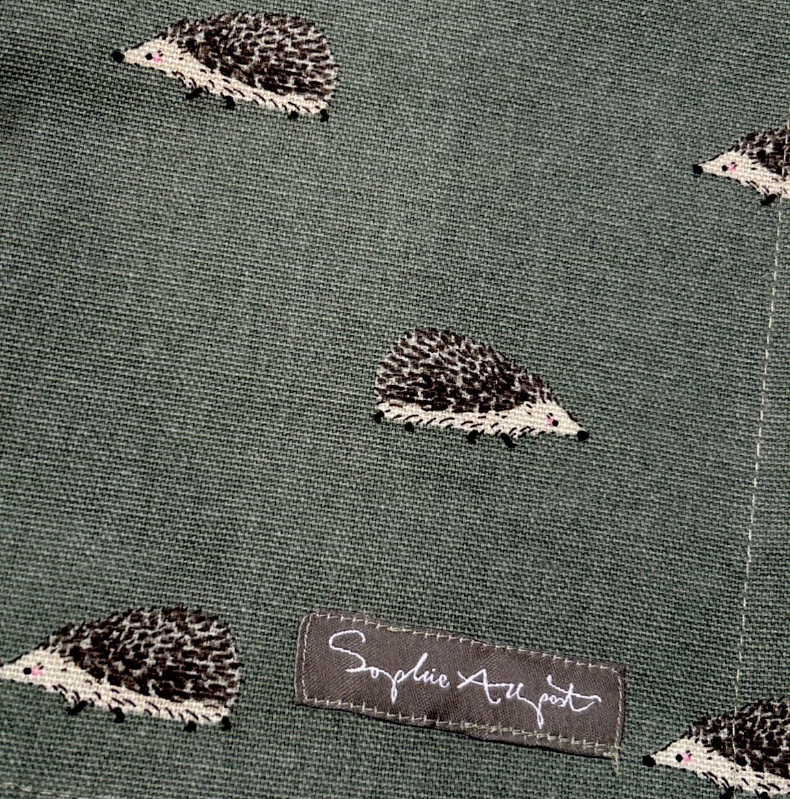 Sophie Allport Hedgehog Tea Towel - Thumbnail 2