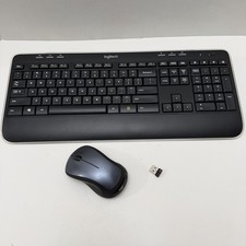 Logitech MK520 Wireless Keyboard  M310 Mouse Combo USB Receiver Tested Working