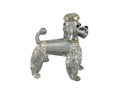 Swarovski Figurine Crystal 167571 Poodle Standing 5.7cm Excellent