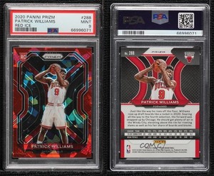 2020-21 Panini Prizm Red Ice Prizm Patrick Williams #288 PSA 9 MINT Rookie RC