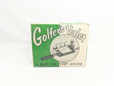 Vintage Golfer's Valet Cart Handle Organizer Blue