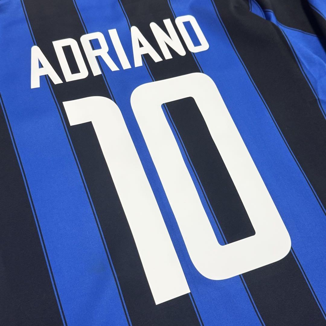 Soccerserie.comより アドリアーノ ［並行輸入品］ INTER MILAN 2003 2004 AWAY INTERNAZIONALE SHIRT SOCCER JERSEY #10