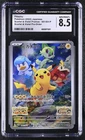 Pikachu 001/SV-P Scarlet & Violet Pre-order Pokemon Japanese CGC 8.5 Nm/mint+