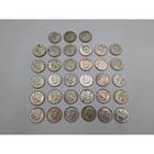 Lot of 33 Kennedy Half Dollars 40% Silver Years 1965-1968