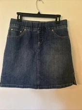 JAG Jeans Denim Skirt Built In Short Blue Casual Women Style Size 10