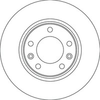 TRW Bremsscheibe Voll Hinten FüR Toyota Proace City Kasten/GroßRaumlimousine A18
