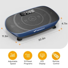 Vibration Plate Exercise Machine Whole Body Workout Power Vibrate Fitness Platfo