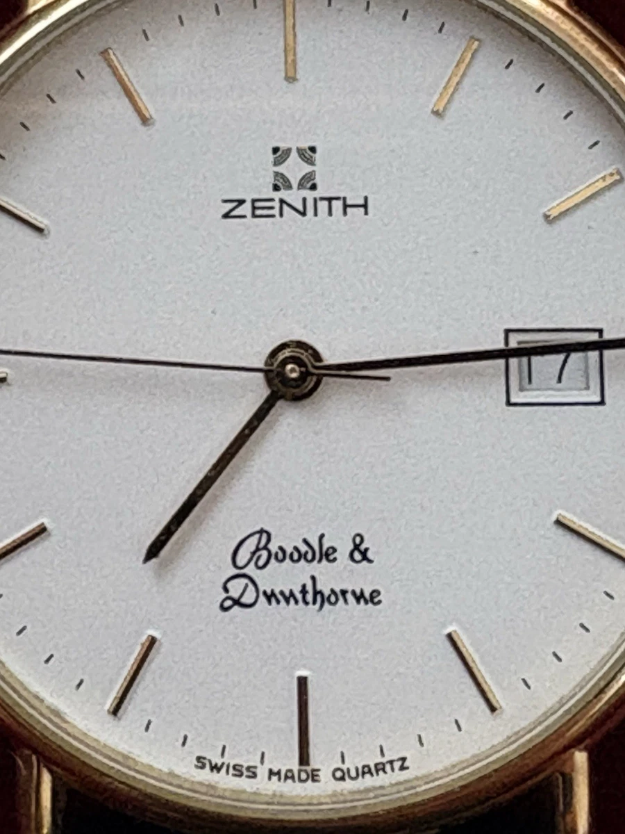 Vintage Zenith Cosmopolitan - Boodle & Dunthorne jewellers edition. 33mm, works