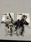 LEGO Star Wars Mechs 75370 & 75368 Complete Sets with Instructions