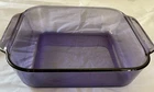 Pyrex Discontinued Rare Purple Amethyst Casserole Dish 8” X 8” X  2" VTG Quality