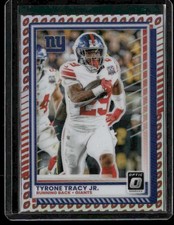 2025 Donruss Optic Choice #6 Football Emoji Prizm Tyrone Tracy Jr. 9/16 Giants