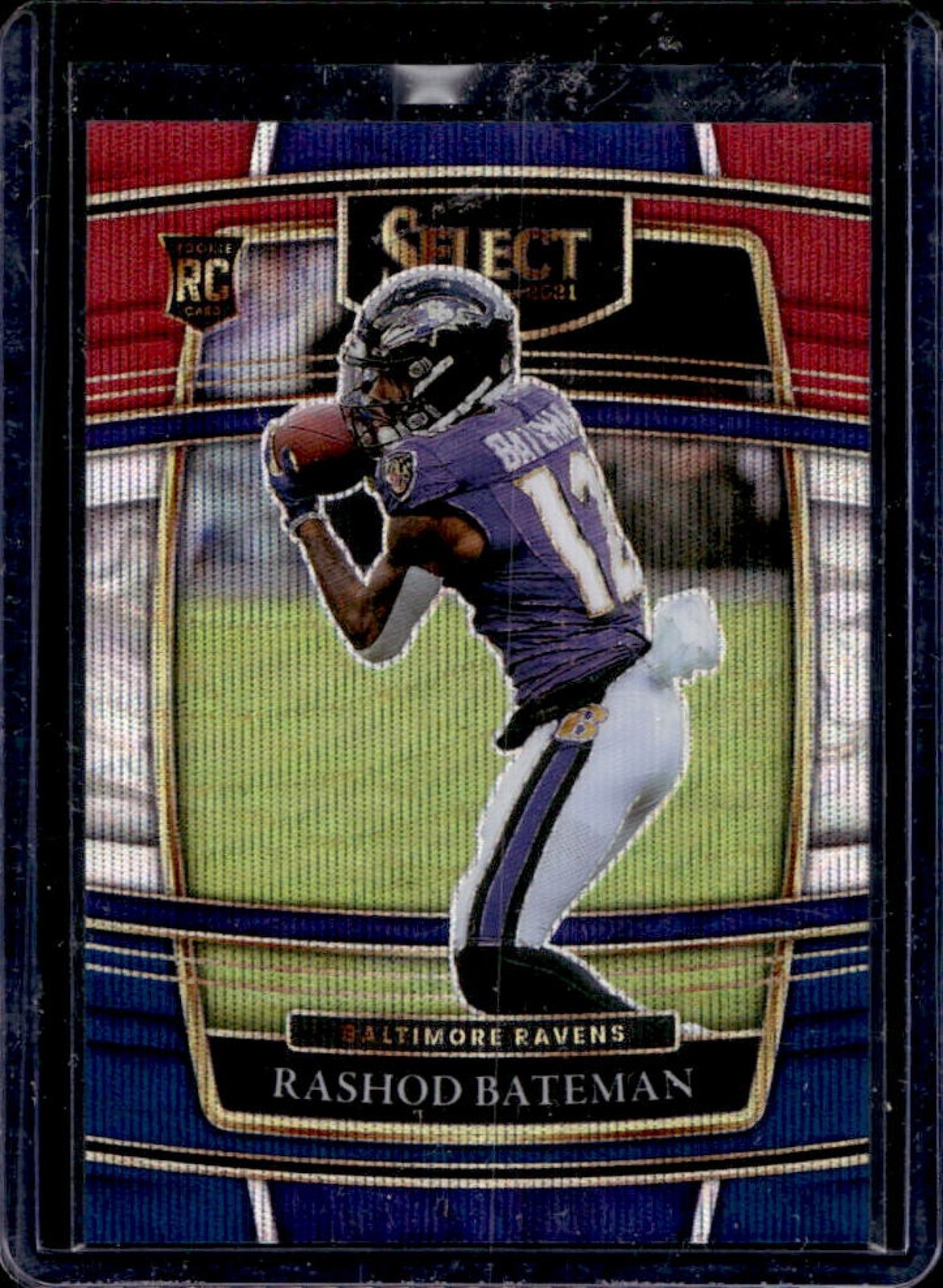 2021 Select Rashod Bateman RC Tri Color Prizm Concourse #144/249 Ravens