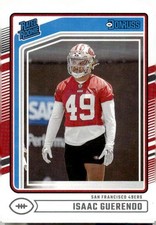 Isaac Guerendo 2024 Donruss Press Proof Blue #336 RC San Francisco 49ers