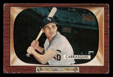 1955 Bowman Baseball Card #173 Al "Chico" Carrasquel