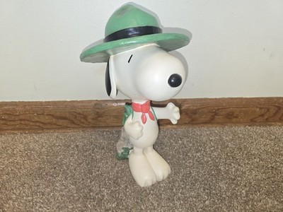 Vtg  04 GSI Home Styles Beagle Scout Snoopy Garden Collection Figurine-W/O Box